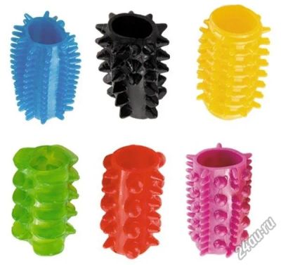 Лот: 5296439. Фото: 1. Набор из 6 разноцветных насадок. Игрушки