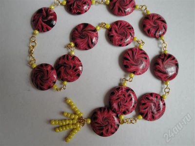 Лот: 362439. Фото: 1. Изделия из полимерной глины колье... Колье