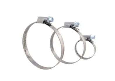 Лот: 12928960. Фото: 1. Хомут червячный NN, не перфорированный... Крепёж