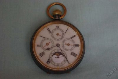 Лот: 5975156. Фото: 1. Швейцарские часы с лунным календарём... Оригинальные наручные часы