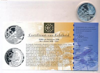 Лот: 5919697. Фото: 1. Нидерланды 50 евро 1998 100 лет... Европа