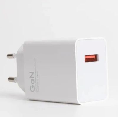 Лот: 20225152. Фото: 1. Сетевое зарядное устройство GaN... Зарядные устройства, блоки питания, адаптеры сетевые для смартфонов