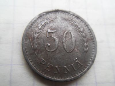 Лот: 21423219. Фото: 1. Финляндия 50 пенни 1944. Европа