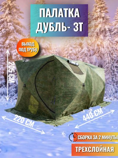 Лот: 22162002. Фото: 1. Палатка для зимней рыбалки Стэк... Палатки, тенты