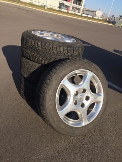 Лот: 14839826. Фото: 1. Зимняя резина (комплект). Шины на дисках