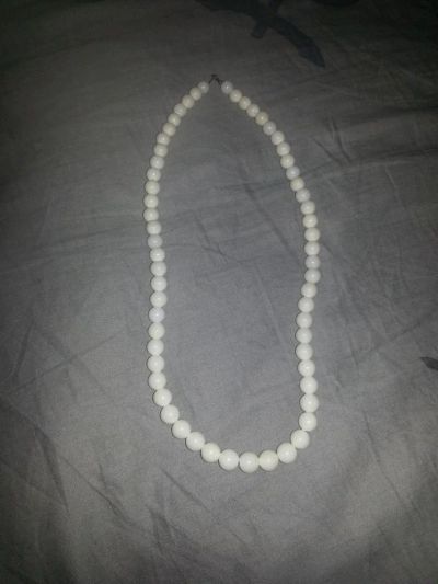 Лот: 3077574. Фото: 1. бусы из нефрита. Бусы