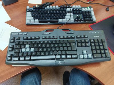 Лот: 20227345. Фото: 1. Клавиатура Logitech Gaming Keyboard... Клавиатуры и мыши