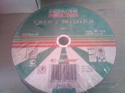 Лот: 986008. Фото: 1. Диск обрезной HITACHI. Расходные материалы, сменные насадки