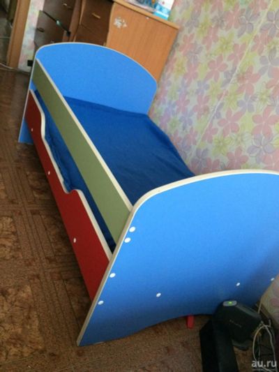 Лот: 9279370. Фото: 1. Кровать детская с годика 120*70... Детские кровати и кроватки