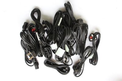 Лот: 13424499. Фото: 1. Сетевой провод 17шт. Сетевые кабели