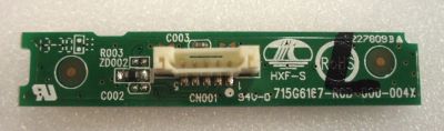 Лот: 25908869. Фото: 1. Модуль IR/LED/KEY 715G6167-R0D-000-004X... Запчасти для телевизоров, видеотехники, аудиотехники