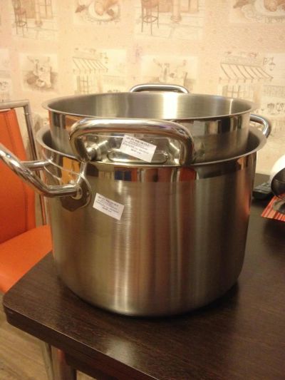 Лот: 6484564. Фото: 1. Кастрюля нержа. Кухонные аксессуары