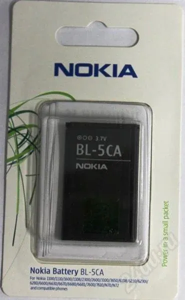 Лот: 20016233. Фото: 1. Акб Премиум BL-5CA Nokia 1100... Аккумуляторы
