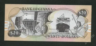 Лот: 25884959. Фото: 1. гаяна 20 долларов пресс. Европа