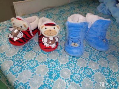 Лот: 6512035. Фото: 1. Пинетки мягенькие, тепленькие... Пинетки