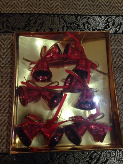 Лот: 6604467. Фото: 1. Набор колокольчиков для украшения... Гирлянды, шарики, новогодние аксессуары