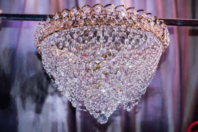 Лот: 5931827. Фото: 1. Люстра из хрусталя потолочная... Другое освещение