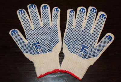 Лот: 3112426. Фото: 1. Перчатки х/б от производителя... Спецодежда, спецобувь