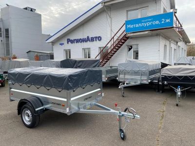 Лот: 25885550. Фото: 1. Прицеп Спутник Техник 2213 высокий... Прицепы, полуприцепы