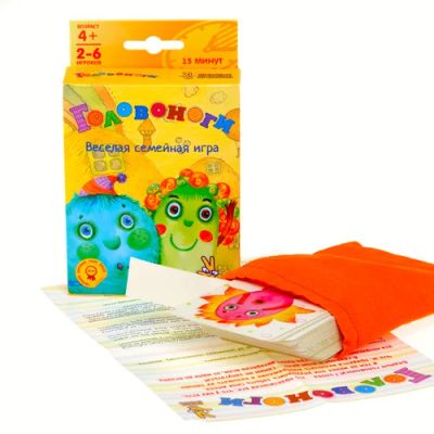 Лот: 6662691. Фото: 1. Настольная игра "Головоноги". Настольные игры, карты