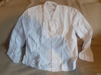 Лот: 18090130. Фото: 1. рубашка форменная,белая,длинный... Рубашки