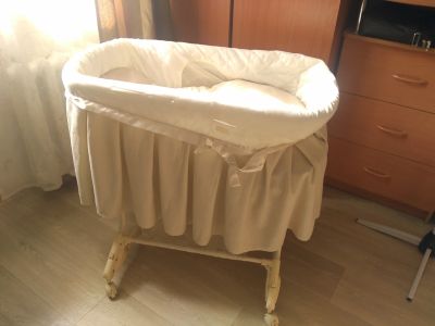 Лот: 15690156. Фото: 1. Колыбель - люлька для новорожденного... Детские кровати и кроватки