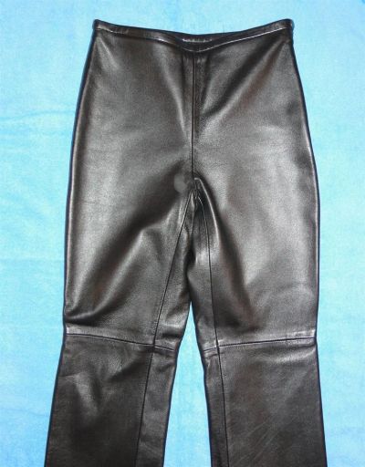 Лот: 3376072. Фото: 1. Новые кожаные брюки (Англия... Брюки, шорты