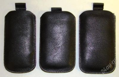 Лот: 1700541. Фото: 1. Сумочка для телефона кожаная с... Чехлы, бамперы