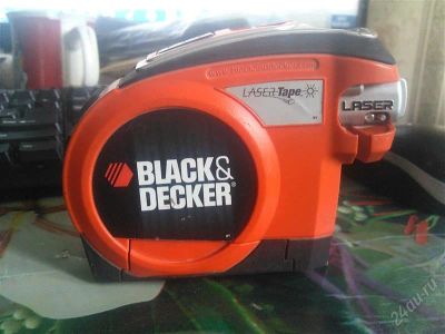 Лот: 2942209. Фото: 1. Рулетка Black&Decker BDM200L. Ручной инструмент