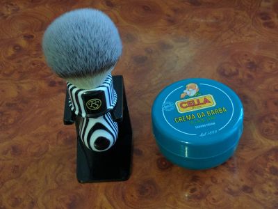 Лот: 18414332. Фото: 1. Помазок Fs 24mm (g4), крем cella... Укладка и стрижка волос, бритьё, эпиляция