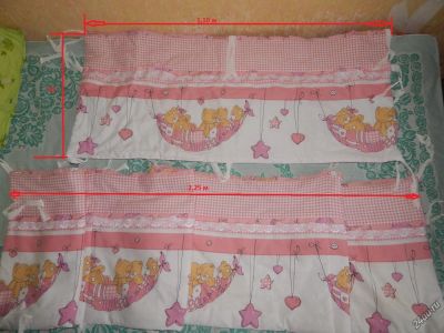 Лот: 5585936. Фото: 1. Бортики в кроватку. Постельные принадлежности