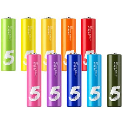 Лот: 15324469. Фото: 1. Батарейки ZMI Zi5-AA Rainbow Colors... Батарейки, аккумуляторы, элементы питания