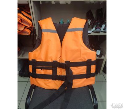 Лот: 17503769. Фото: 1. Спасательный жилет оранжевый спасжилет... Аксессуары для лодок и катеров
