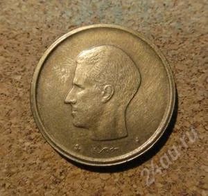 Лот: 1315832. Фото: 1. Король Бодуэн I на монете Бельгии... Европа