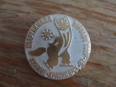 Лот: 15039971. Фото: 1. Значок Зимняя Спартакиада народов... Другое (значки, медали, жетоны)