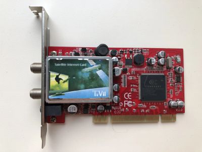 Лот: 21094946. Фото: 1. Спутниковая карта PCI DVB-S TeVii... ТВ-тюнеры и карты захвата