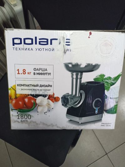 Лот: 18406230. Фото: 1. Мясорубка Polaris. Кухонная