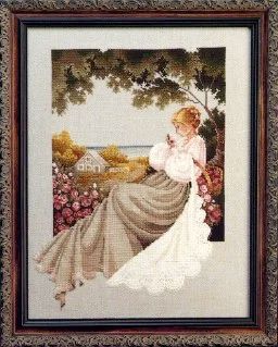 Лот: 3541914. Фото: 1. Nantucket Rose-LL20- by Lavender... Вышивание