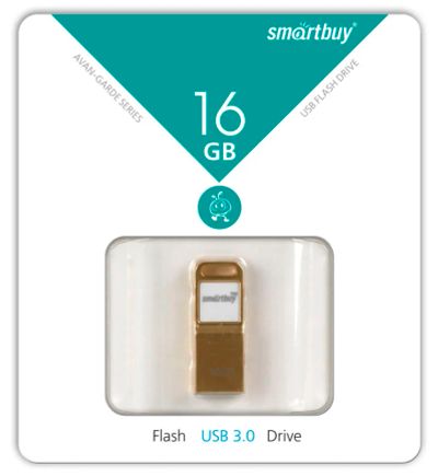 Лот: 4646473. Фото: 1. USB Flash 3.0 16Gb SmartBuy Avan-gard... USB-флеш карты