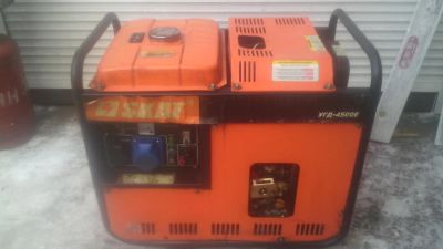 Лот: 6993734. Фото: 1. Дизельный генератор скад угд-4500е. Бензо-, мотоинструмент