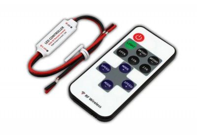 Лот: 20291460. Фото: 1. Диммер мини с пультом DIMM-RF10B-12A... Светодиодная подсветка