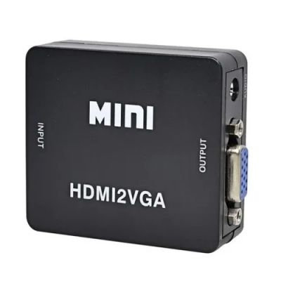Лот: 15674064. Фото: 1. HDMI2VGA HDMI to VGA + Audio... Шнуры, кабели, разъёмы