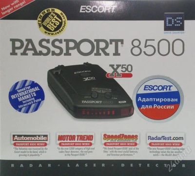 Лот: 2933263. Фото: 1. Эскорт escort passport 8500 x50... Видеорегистраторы,  радар-детекторы, системы парковки