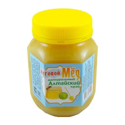 Лот: 19625165. Фото: 1. Мёд луговой (натуральный цветочный... Мёд, продукты пчеловодства