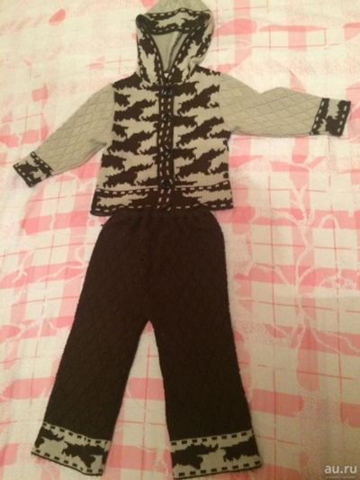 Лот: 8062751. Фото: 1. тепленький шерстянной костюм... Костюмы, пиджаки, комбинезоны