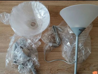 Лот: 25747256. Фото: 1. Два верхних Абажура со стойками... Торшеры, напольные светильники