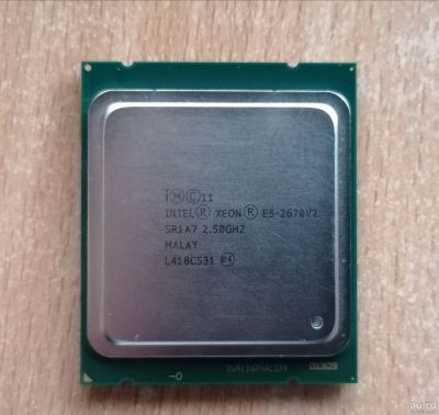 Лот: 18112205. Фото: 1. Процессор Intel Xeon E5-2670v2... Процессоры