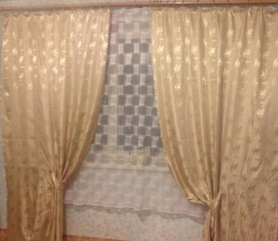 Лот: 9551283. Фото: 1. шторы 2 штуки + ламбрекен из такой... Шторы, тюль