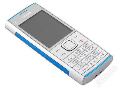 Лот: 1846832. Фото: 1. Корпус Nokia X2 (серебристо-синий... Корпуса, клавиатуры, кнопки