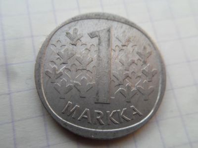 Лот: 21177720. Фото: 1. Финляндия 1 марка 1978. Европа